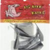 2MNR-01 Crappie Minr Fishing Bait  Black Neon Fishing Artificial Bait Soft Plastic Lures