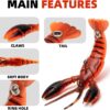 Crawfish Soft Plastic Lures Bass Fishing Bion Fishing Artificial Bait Soft Plastic Lures - Image 4