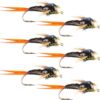 Bead Head Black Copper John Nymph Fly Fishin Dry Flies Nymphs Fly Fishing Flies Kit