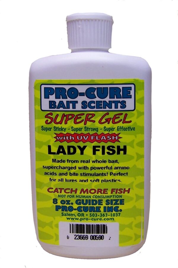 Ladyfish Super Gel  8 Ounce Fishing Artificial Bait Soft Plastic Lures