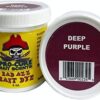 Bad Azz Powder Dye  4 Ounce  Deep Purple Fishing Artificial Bait Soft Plastic Lures