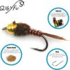 Fly Fishing Flies Kit  70 Packs Hand Tied Fl Dry Flies Nymphs Fly Fishing Flies Kit - Image 4