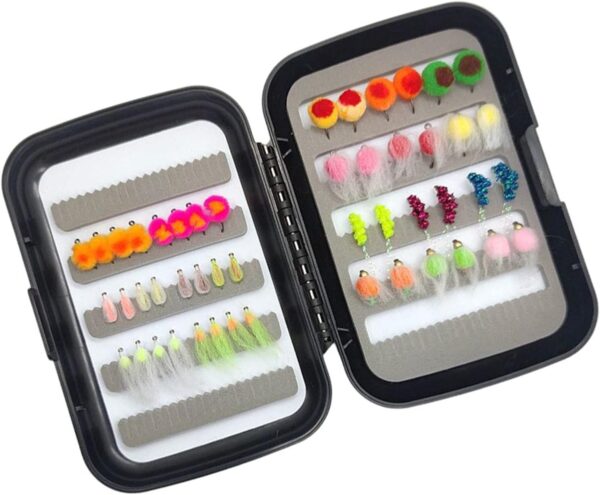 48xSteelhead Assortment and Kit Dry Flies Nymphs Fly Fishing Flies Kit