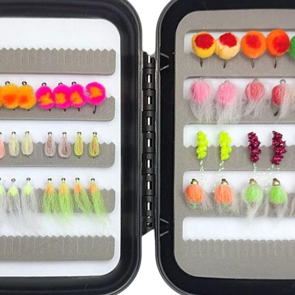 Fishing Assortment 48x Emulational Fishing T Dry Flies Nymphs Fly Fishing Flies Kit - Image 3