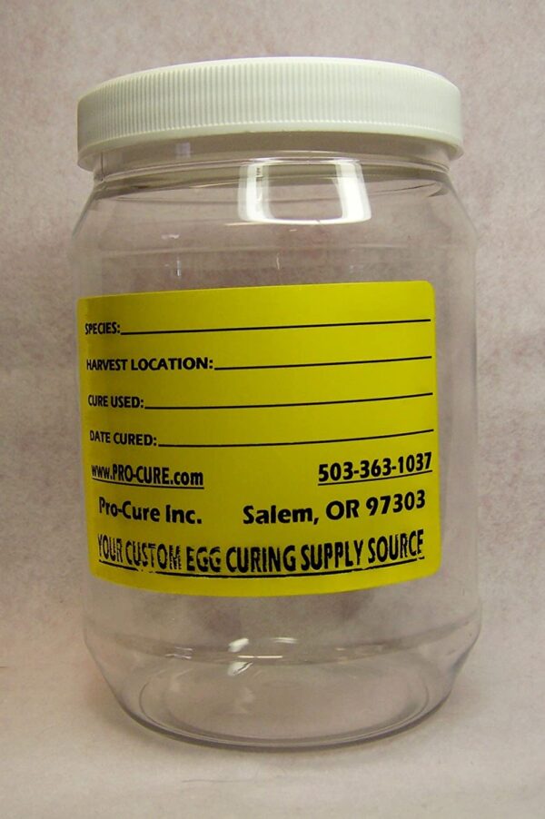 Egg Storage Jar  Pint  16 Ounce Fishing Artificial Bait Soft Plastic Lures - Image 2