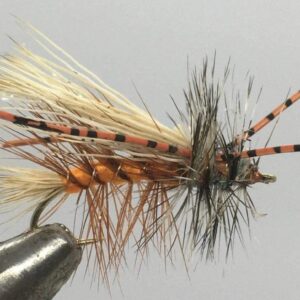 One Dozen (12) Crystal Rubber Legged Stimu Dry Flies Nymphs Fly Fishing Flies Kit