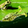 Topwater Frog Lure Bass Trout Fishing Lures  Dry Flies Nymphs Fly Fishing Flies Kit - Image 2