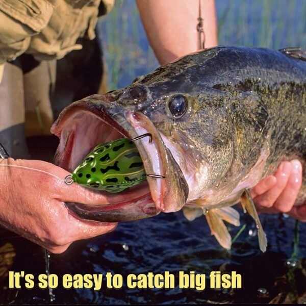 Topwater Frog Lure Bass Trout Fishing Lures  Dry Flies Nymphs Fly Fishing Flies Kit - Image 6