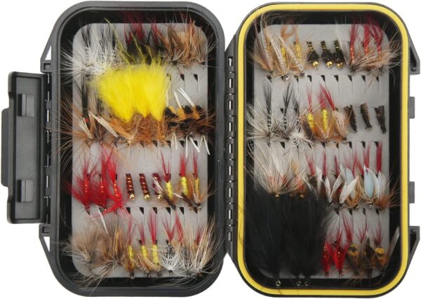 Fly Fishing Lure Design Fly Fishing Tackle w Dry Flies Nymphs Fly Fishing Flies Kit