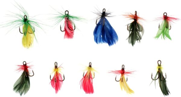 Lifelike Bait 10pcs Artificial Fishing Lures Dry Flies Nymphs Fly Fishing Flies Kit