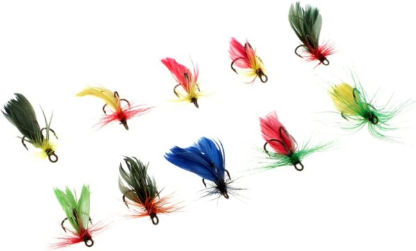 Lifelike Bait 10pcs Artificial Fishing Lures Dry Flies Nymphs Fly Fishing Flies Kit - Image 2