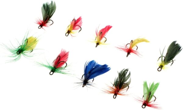 Lifelike Bait 10pcs Artificial Fishing Lures Dry Flies Nymphs Fly Fishing Flies Kit - Image 5
