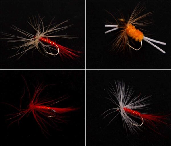 40 Pcs/72 Pcs/100 Pcs Fly Fishing Dry Flies  Dry Flies Nymphs Fly Fishing Flies Kit - Image 9