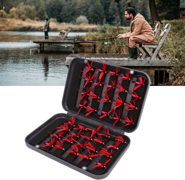 Fly Fishing Flies  Simulated Fly Fishing Lur Dry Flies Nymphs Fly Fishing Flies Kit - Image 3