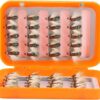 Fishing Bait  Fishing Lures 40pcs Lifelike F Dry Flies Nymphs Fly Fishing Flies Kit