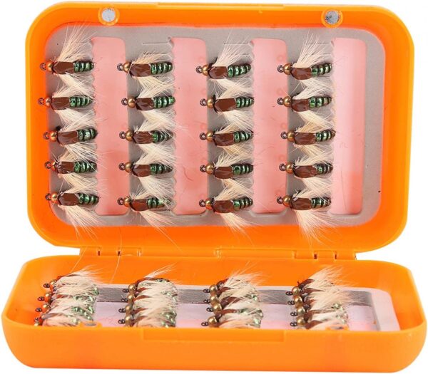 Fishing Bait  Fishing Lures 40pcs Lifelike F Dry Flies Nymphs Fly Fishing Flies Kit