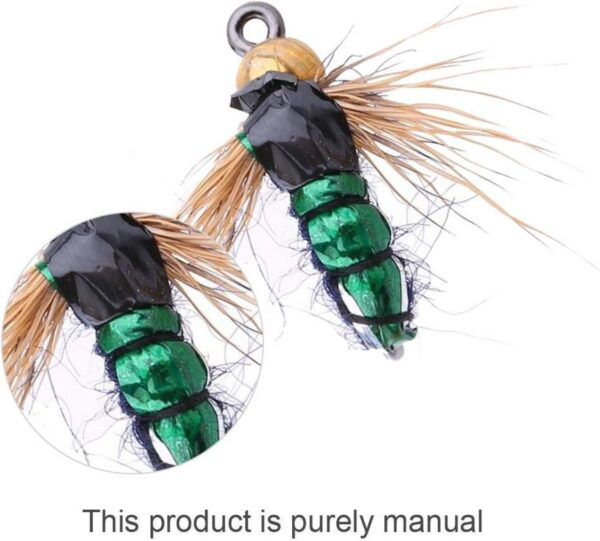 Fishing Bait  Fishing Lures 40pcs Lifelike F Dry Flies Nymphs Fly Fishing Flies Kit - Image 6