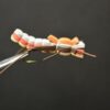 2 Flies Size 8 Salmon Red Gray Foam Hopper Dry Flies Nymphs Fly Fishing Flies Kit - Image 2