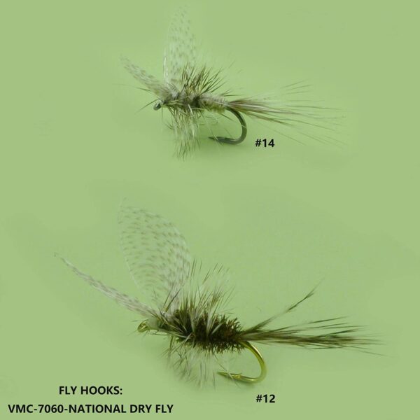 YZD Wally Wing Callibaetis by Fly Fishing Fl Dry Flies Nymphs Fly Fishing Flies Kit - Image 4