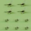 YZD Wally Wing Callibaetis by Fly Fishing Fl Dry Flies Nymphs Fly Fishing Flies Kit - Image 5