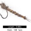 Hand Tied Fly Fishing Dry Flies Assortment w Dry Flies Nymphs Fly Fishing Flies Kit - Image 2