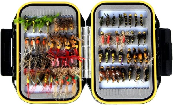 Dry Fly Fishing Lure Kit Fly Fishing Gear fo Dry Flies Nymphs Fly Fishing Flies Kit