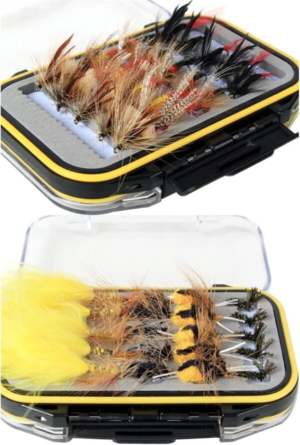 Dry Fly Fishing Lure Kit Fly Fishing Gear fo Dry Flies Nymphs Fly Fishing Flies Kit - Image 4
