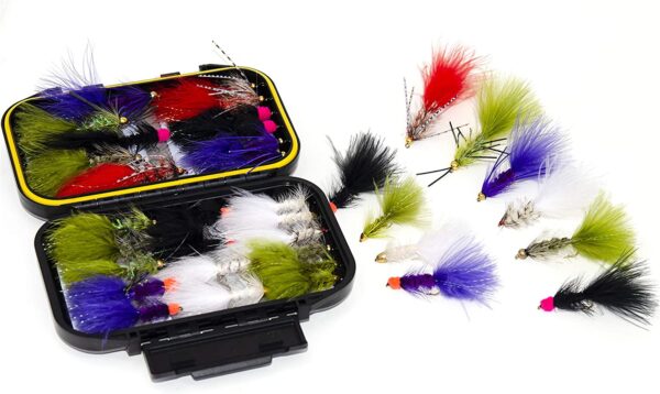 24/26/36 Premium Fly Fishing Flies Assortmen Dry Flies Nymphs Fly Fishing Flies Kit