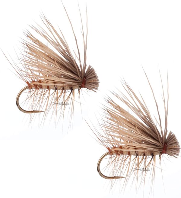 Elk Caddis Tan Fly Fishing Dry Flies Multi-P Dry Flies Nymphs Fly Fishing Flies Kit