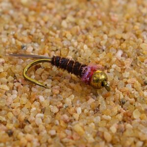 12 Flies Bead Head Frenchie Mayfly Nymph Dry Flies Nymphs Fly Fishing Flies Kit