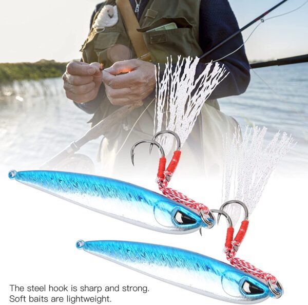 Artificial Fishing Lures  2Pcs Fishing Lure  Dry Flies Nymphs Fly Fishing Flies Kit - Image 5