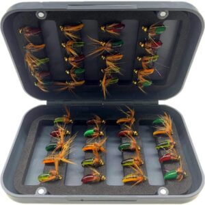 Fly Fishing Flies Kit Trout Steelhead Salmon Dry Flies Nymphs Fly Fishing Flies Kit