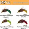 Fly Fishing Flies Kit Trout Steelhead Salmon Dry Flies Nymphs Fly Fishing Flies Kit - Image 2