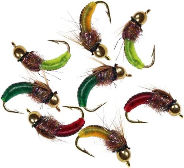 Fly Fishing Flies Kit Trout Steelhead Salmon Dry Flies Nymphs Fly Fishing Flies Kit - Image 8