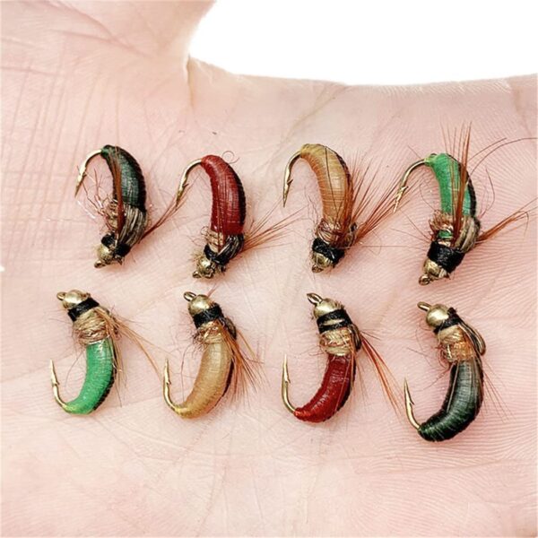Fly Fishing Flies Kit Trout Steelhead Salmon Dry Flies Nymphs Fly Fishing Flies Kit - Image 9