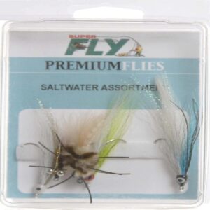 Saltwater Assortment Premium Fishing Flies ( Dry Flies Nymphs Fly Fishing Flies Kit