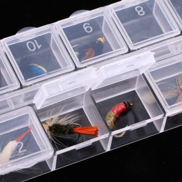 12x Fishing Flies Simulation Nymphs Fisherma Dry Flies Nymphs Fly Fishing Flies Kit - Image 3