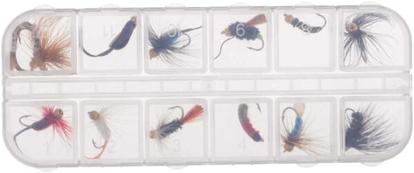 12x Fishing Flies Simulation Nymphs Fisherma Dry Flies Nymphs Fly Fishing Flies Kit - Image 4