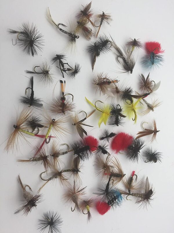 Fly Fishing Dry Fly Selection More Than 50 F Dry Flies Nymphs Fly Fishing Flies Kit - Image 2