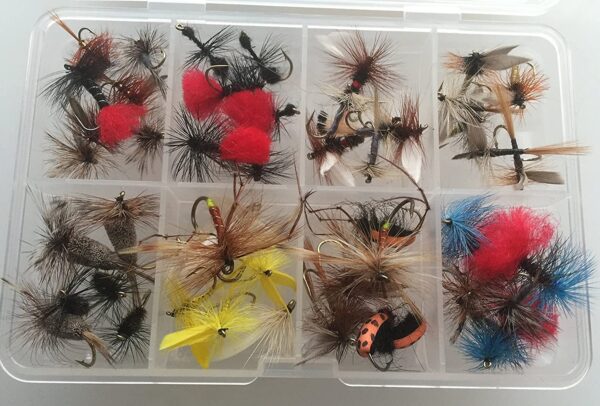 Fly Fishing Dry Fly Selection More Than 50 F Dry Flies Nymphs Fly Fishing Flies Kit - Image 3