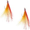 2pcs Salmon Fly Fishing Flies Trout Insects Dry Flies Nymphs Fly Fishing Flies Kit