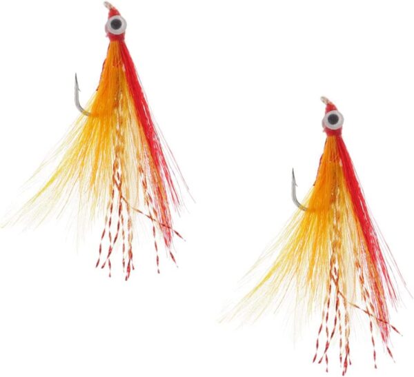 2pcs Salmon Fly Fishing Flies Trout Insects Dry Flies Nymphs Fly Fishing Flies Kit