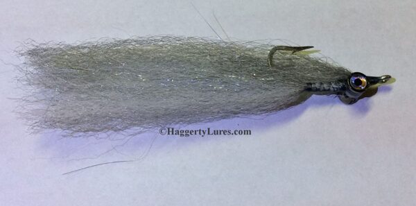 Gray Shad Clouser Minnow Deep Flies Set of 3 Dry Flies Nymphs Fly Fishing Flies Kit