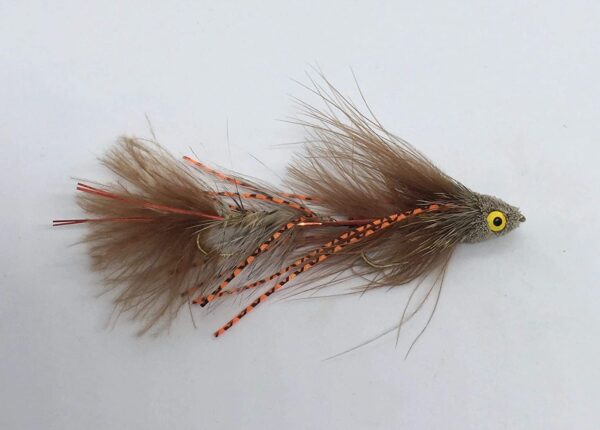 Six (6) Articulated Sex Dungeon Natural  Dry Flies Nymphs Fly Fishing Flies Kit