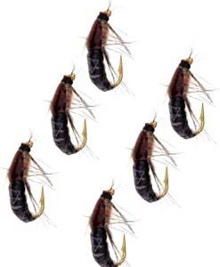 DYNWAVE Prawn Trout Flies  Scud  Fly Fishing Dry Flies Nymphs Fly Fishing Flies Kit