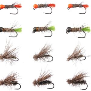 Trout Fly Fishing Flies Tenkara Wet Dry Flie Dry Flies Nymphs Fly Fishing Flies Kit