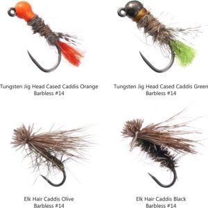 Trout Fly Fishing Flies Tenkara Wet Dry Flie Dry Flies Nymphs Fly Fishing Flies Kit