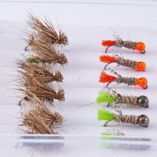 Trout Fly Fishing Flies Tenkara Wet Dry Flie Dry Flies Nymphs Fly Fishing Flies Kit - Image 8