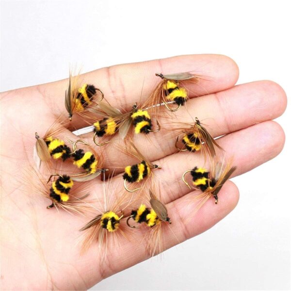 Dry Fly Fishing Lure Kit Dry Flies Kit Insec Dry Flies Nymphs Fly Fishing Flies Kit - Image 2