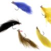 Brass Bead Head Zonker Trout Flies  5 Pack   Dry Flies Nymphs Fly Fishing Flies Kit - Image 3